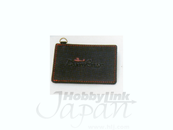 Real Leather Pass Case Red Savoia