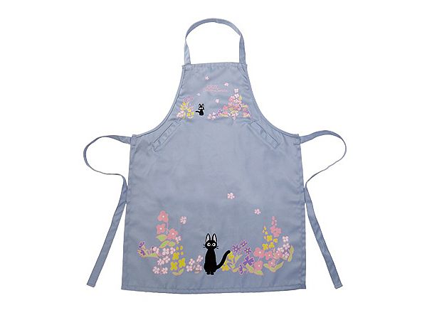 My Neighbor Totoro: V-8089 Apron Jiji Wild Flowers Ladies' M-L