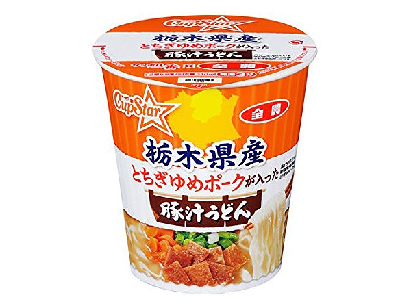 Sapporo Ichiban x Zen-Noh Cupstar Tonjiru Udon Contain Tochigi Yume Pork