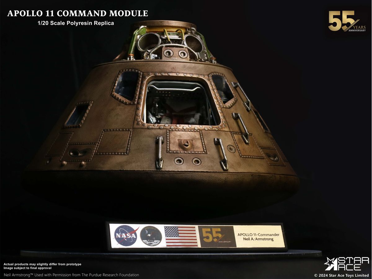 Apollo 11 Command Module Polyresin Replica