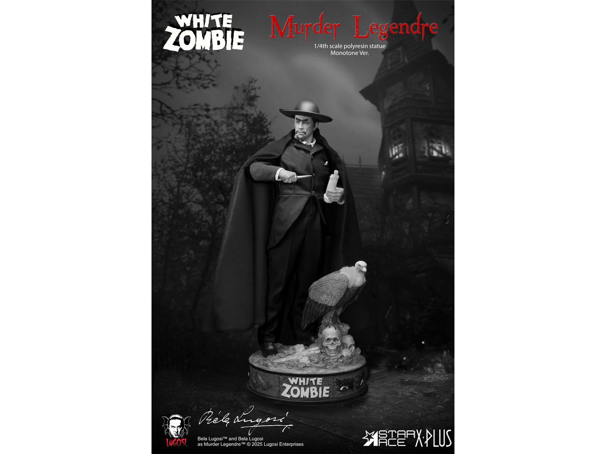 Bela Lugosi Murder Legendre Statue Monotone Ver.