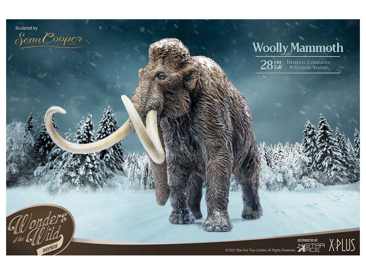 Woolly Mammoth Polyresin Statue