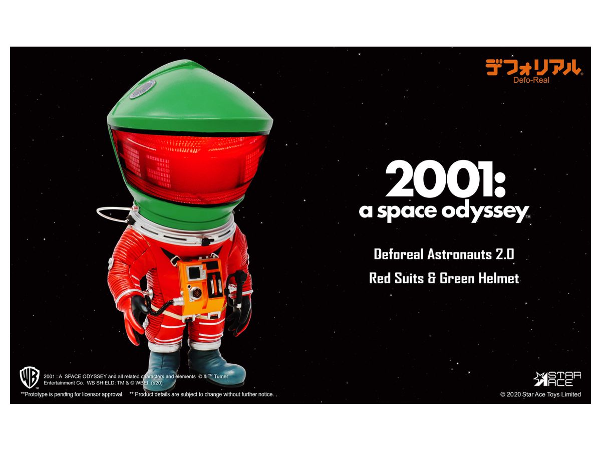 Defo-Real Astronauts 2.0 Red Suits & Green Helmet