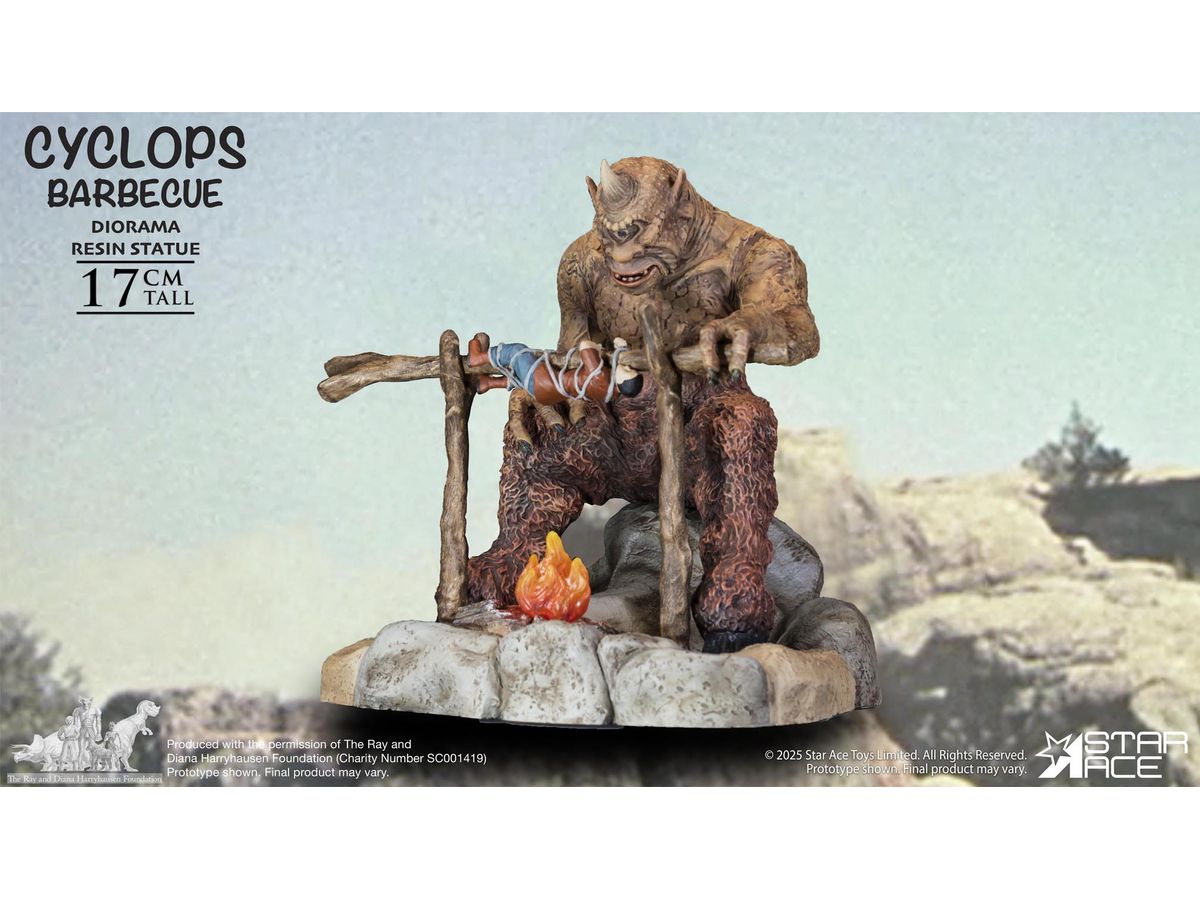 Cyclops Barbecue Diorama Resin Statue