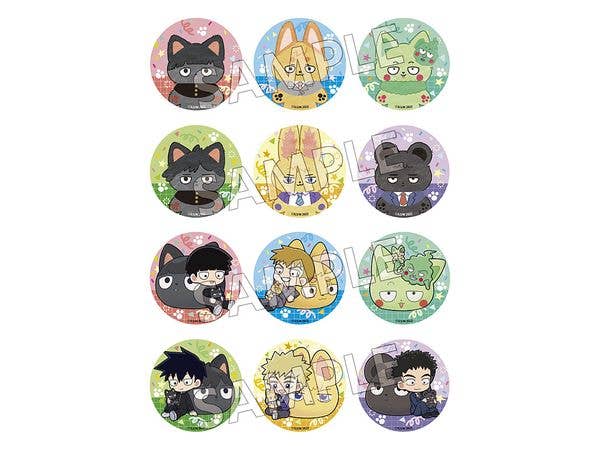 Mob Psycho 100 III: Mofufusa Series Can Badge Collection 1 Box (12 pieces)