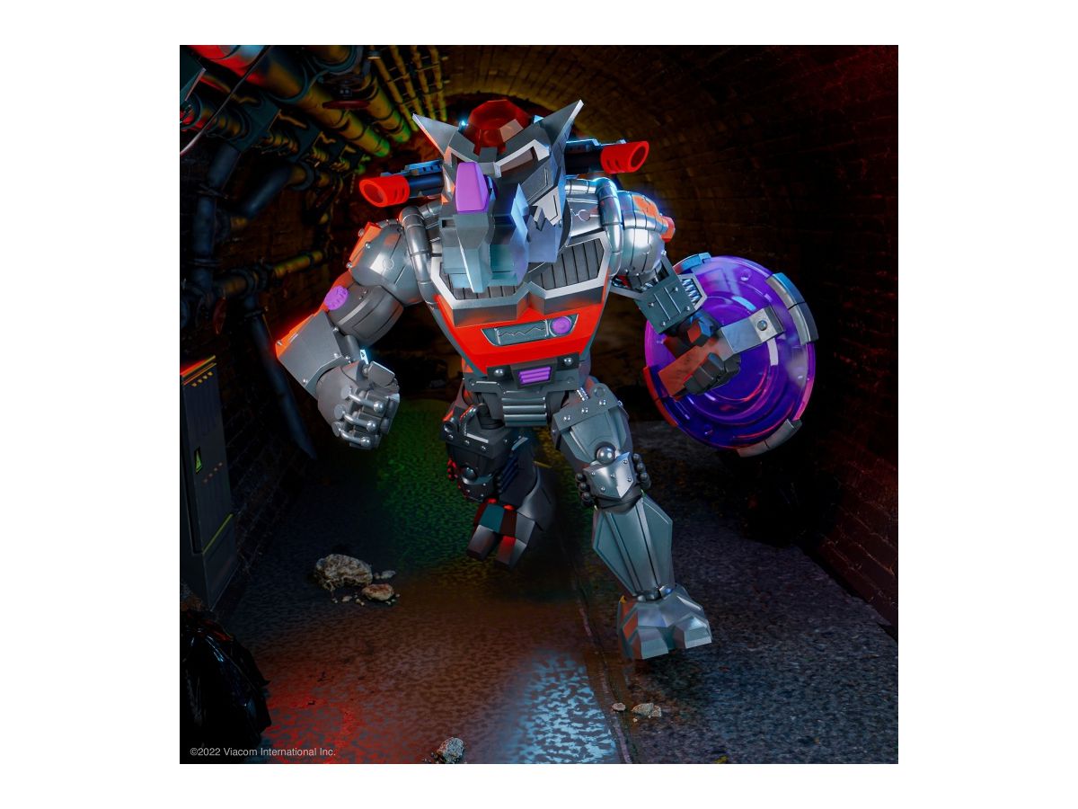 Teenage Mutant Ninja Turtles TMNT Wave 8/ Robotic Rocksteady Ultimate 7 Inch Action Figure