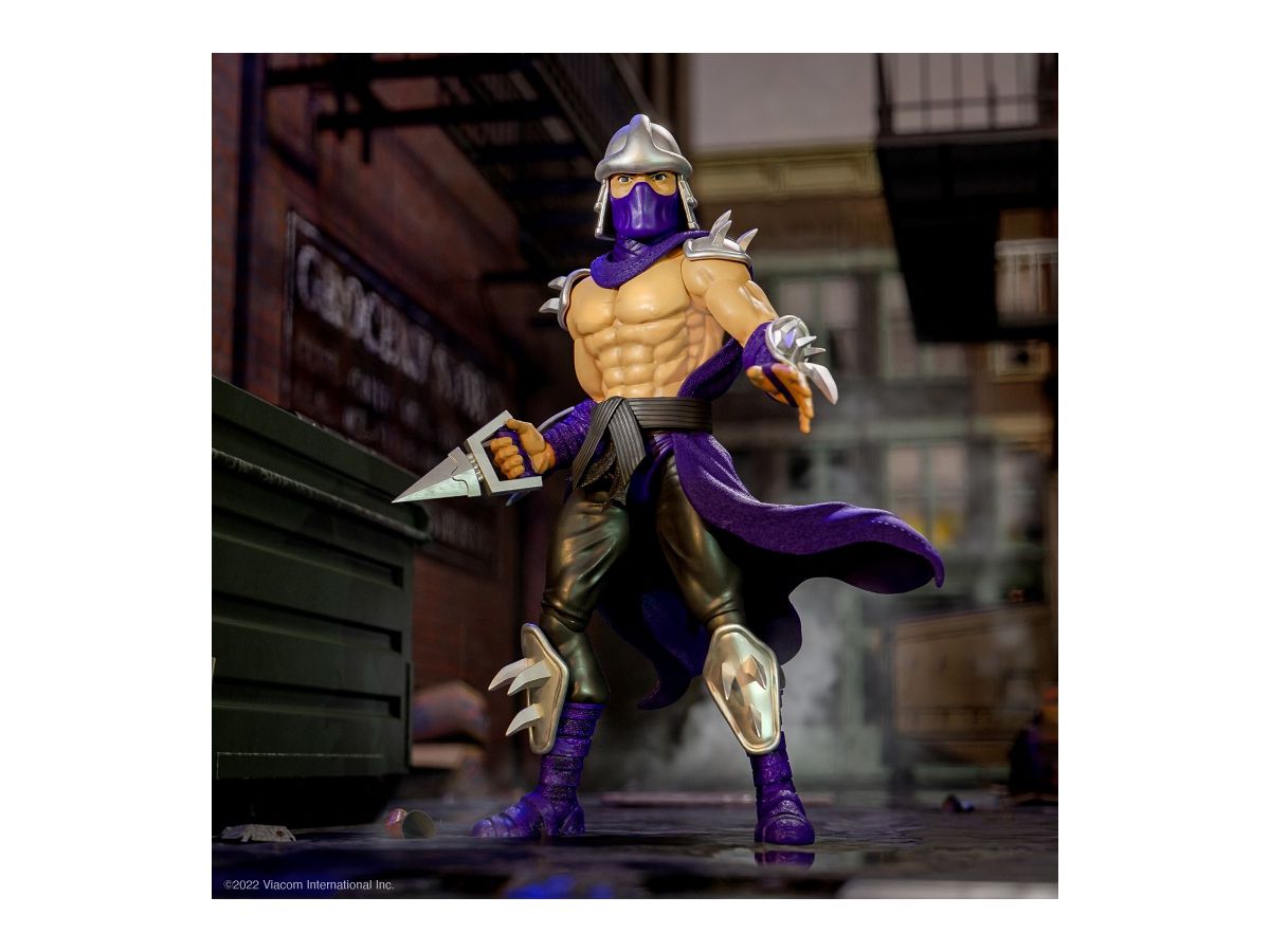 Teenage Mutant Ninja Turtles TMNT Wave 8/ Shredder (Silver Armor) Ultimate 7 Inch Action Figure