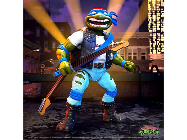 Teenage Mutant Ninja Turtles TMNT Wave 10 / Classic Rock Star Leonardo Ultimate Action Figure