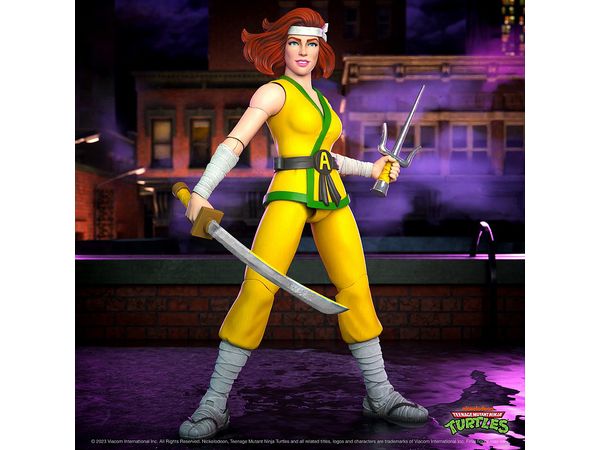 Teenage Mutant Ninja Turtles TMNT Wave 10 / Ninja April O'Neil Ultimate Action Figure