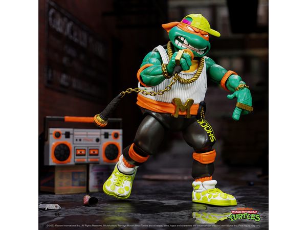 Teenage Mutant Ninja Turtles TMNT Wave 11/ Rappin Michelangelo Ultimate Action Figure