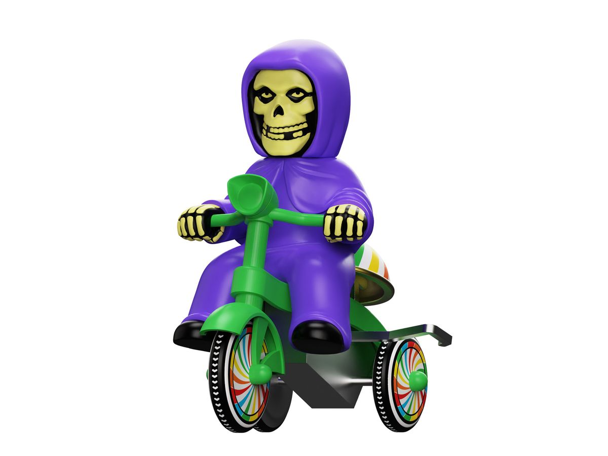 SUPERCYCLES/ MISFITS: The Fiend Purple with Green Bike