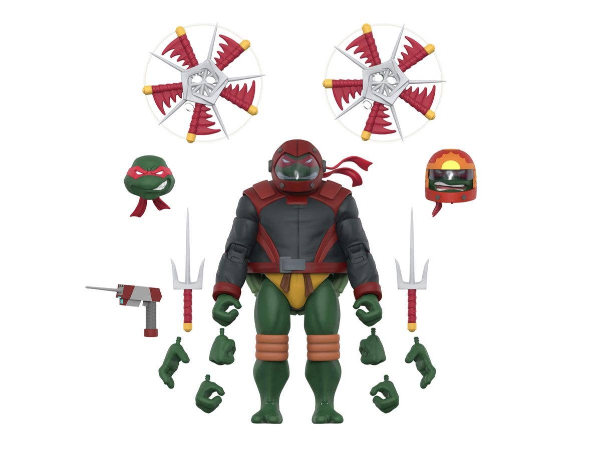 Teenage Mutant Ninja Turtles wave 14/ Raphael Ultimate 7-inch Action Figure Road Gear Ver.
