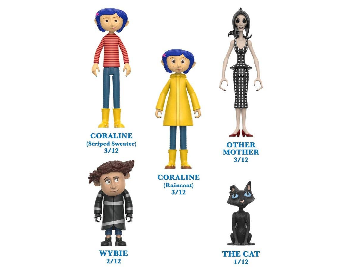 ReAction/ Coraline Trading Figures 1Box 12pcs