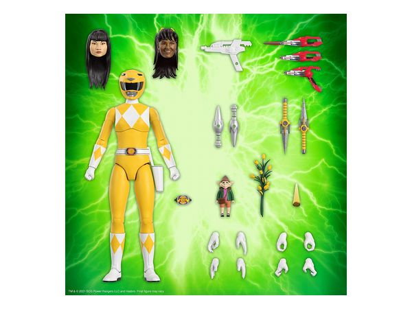 Mighty Morphin Power Rangers/ Yellow Ranger Ultimate 7inch Action Figure