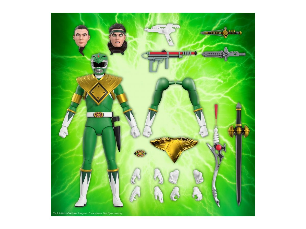 Mighty Morphin Power Rangers/ Green Ranger Ultimate 7inch Action Figure