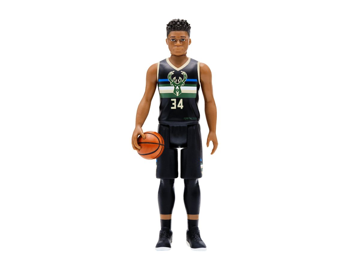 Re-Action / NBA Wave 3: Giannis Antetokounmpo (Milwaukee Bucks) Black Uniform Ver