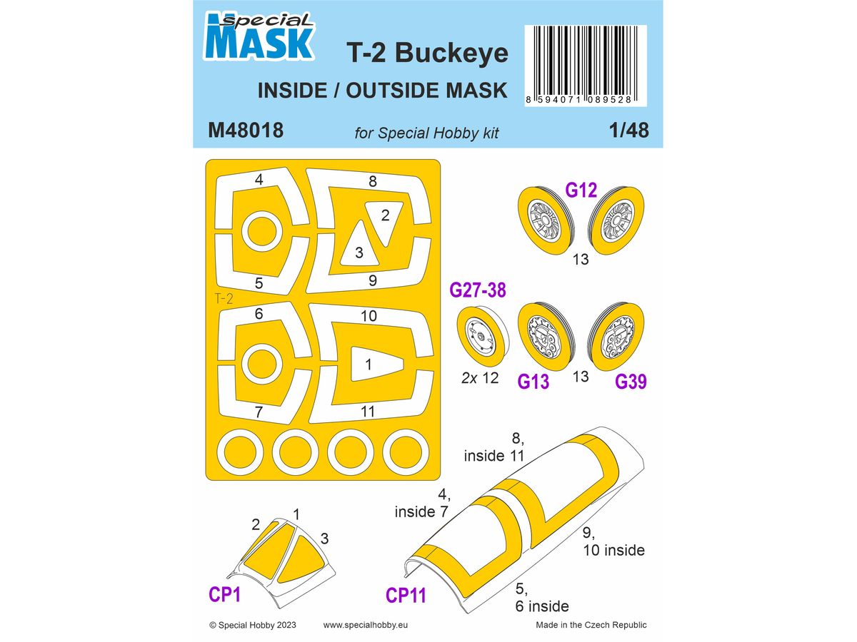 T-2 Buckeye Inside/Outside MASK