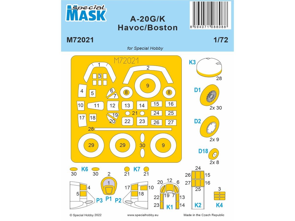 A-20G/K Havoc/Boston MASK