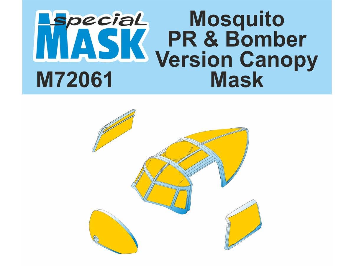Mosquito PR & Bomber Version Canopy Mask (for Special Hobby)