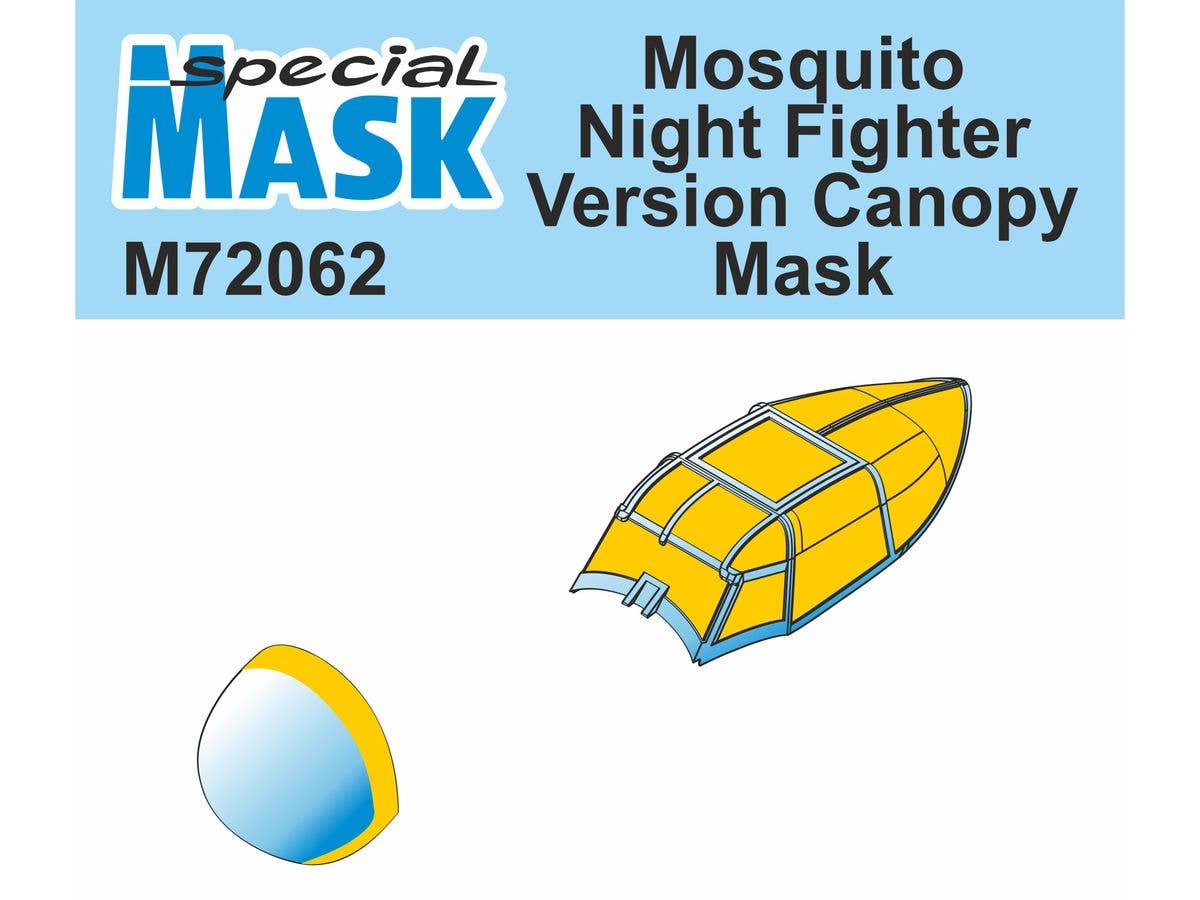 Mosquito NF Version Canopy Mask (for Special Hobby)