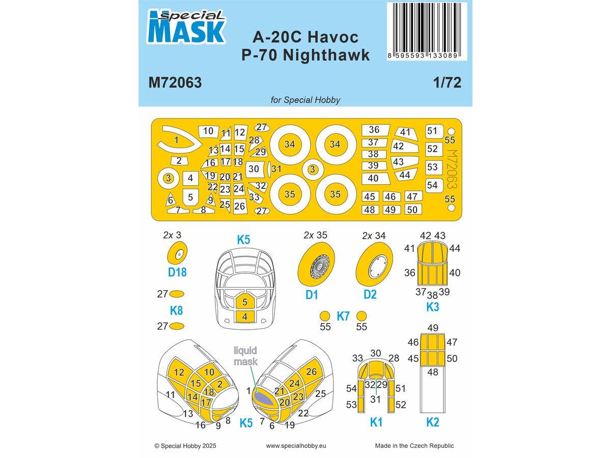 A-20C Havoc / P-70 Nighthawk MASK