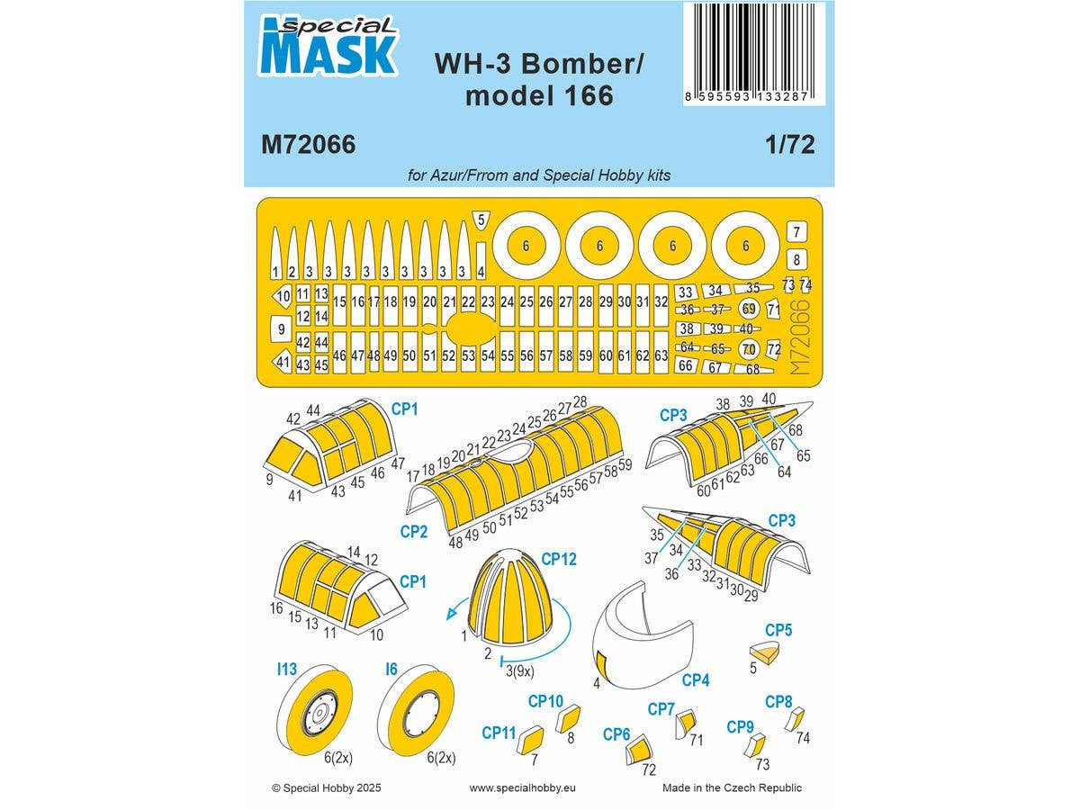 WH-3 Bomber/ model 166 MASK