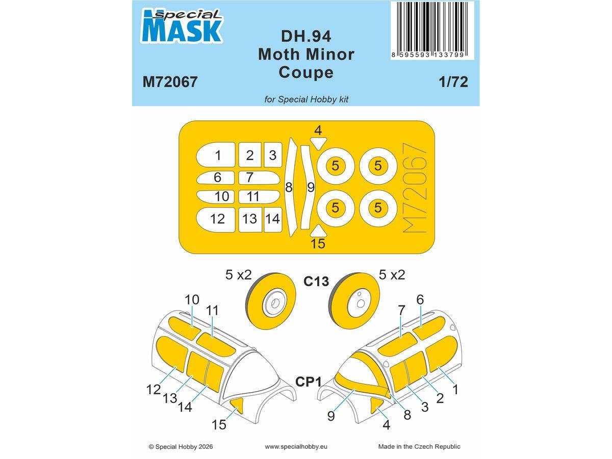DH.94 Moth Minor Coupe MASK