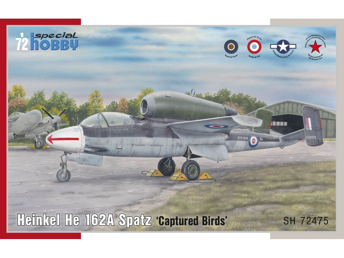 Heinkel He 162A Spatz Captured Birds