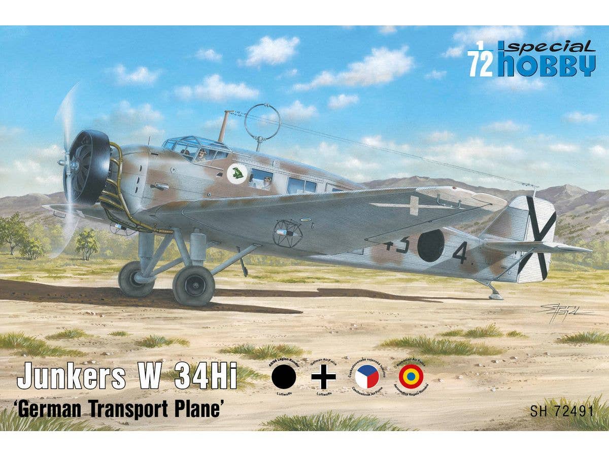 Junkers W 34Hi German Transport Plane