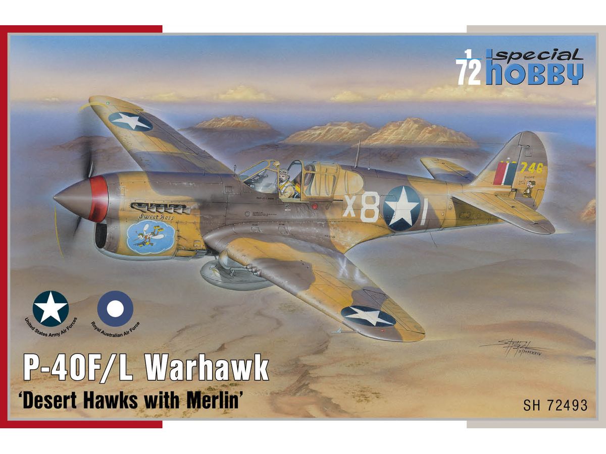 P-40F/L Warhawk Desert Hawks with Merlin