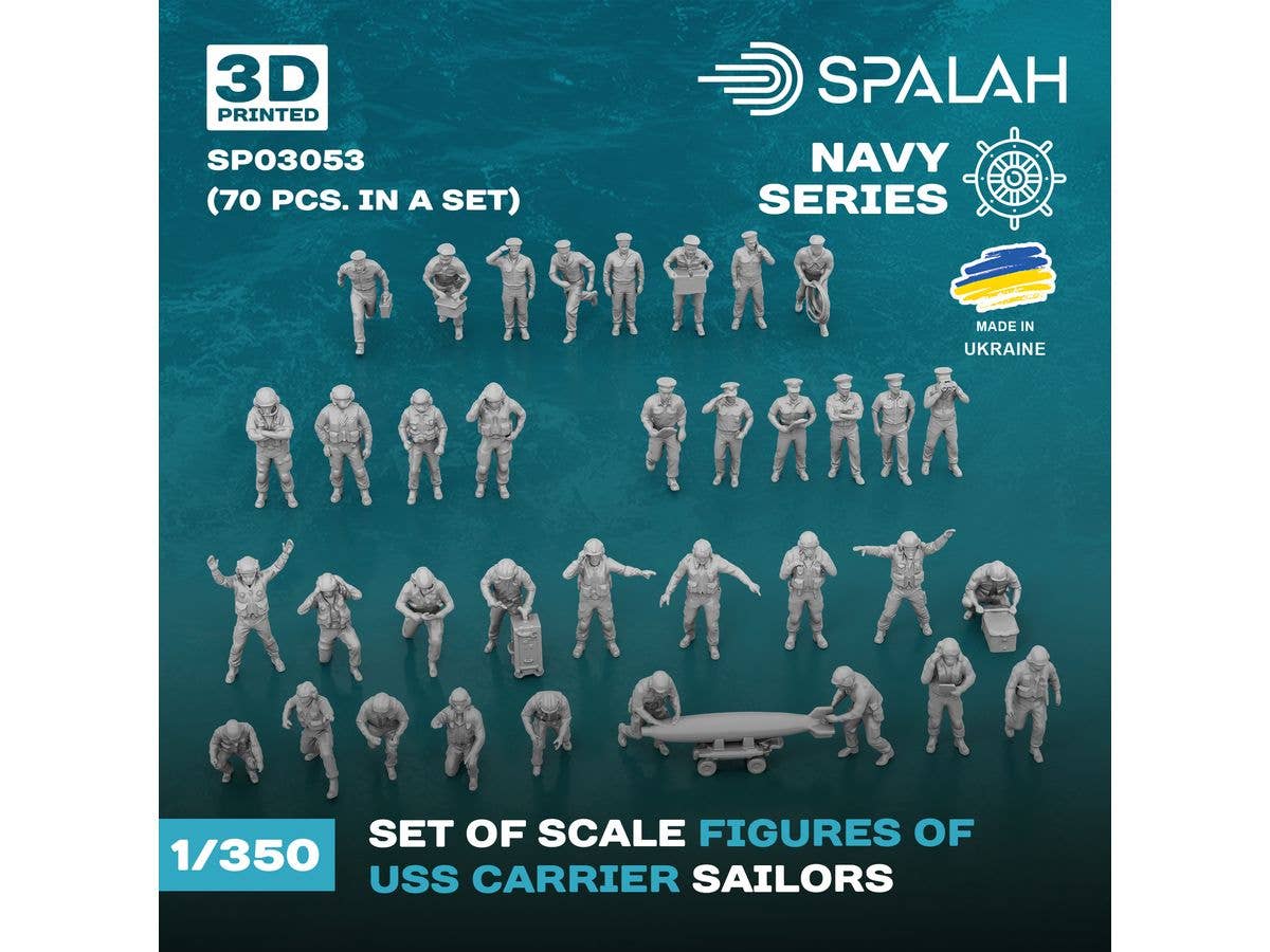 Modern US carrier crew (70 pcs.)