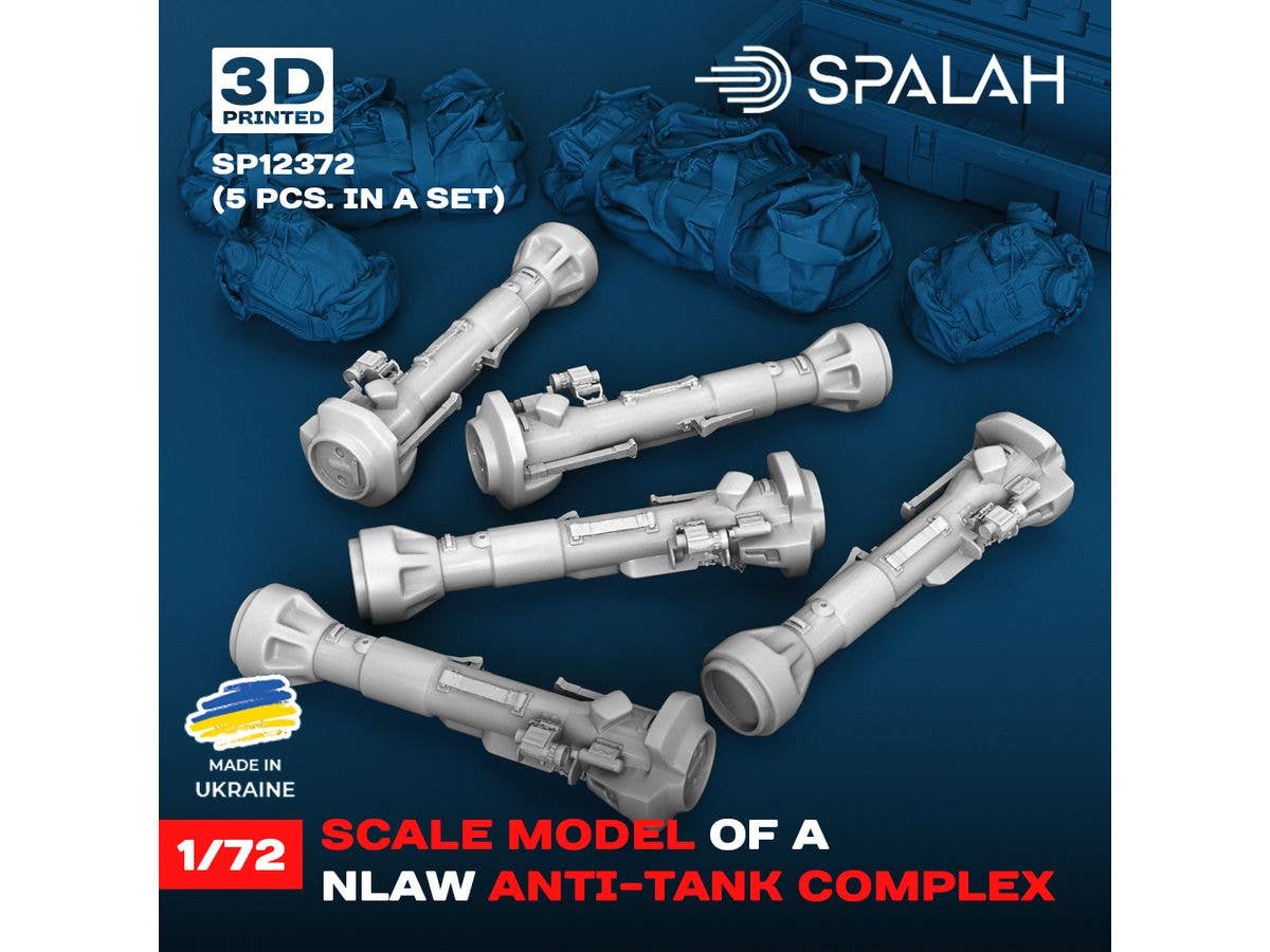 Set of scale models NLAW antitank complex, (5 pcs.)