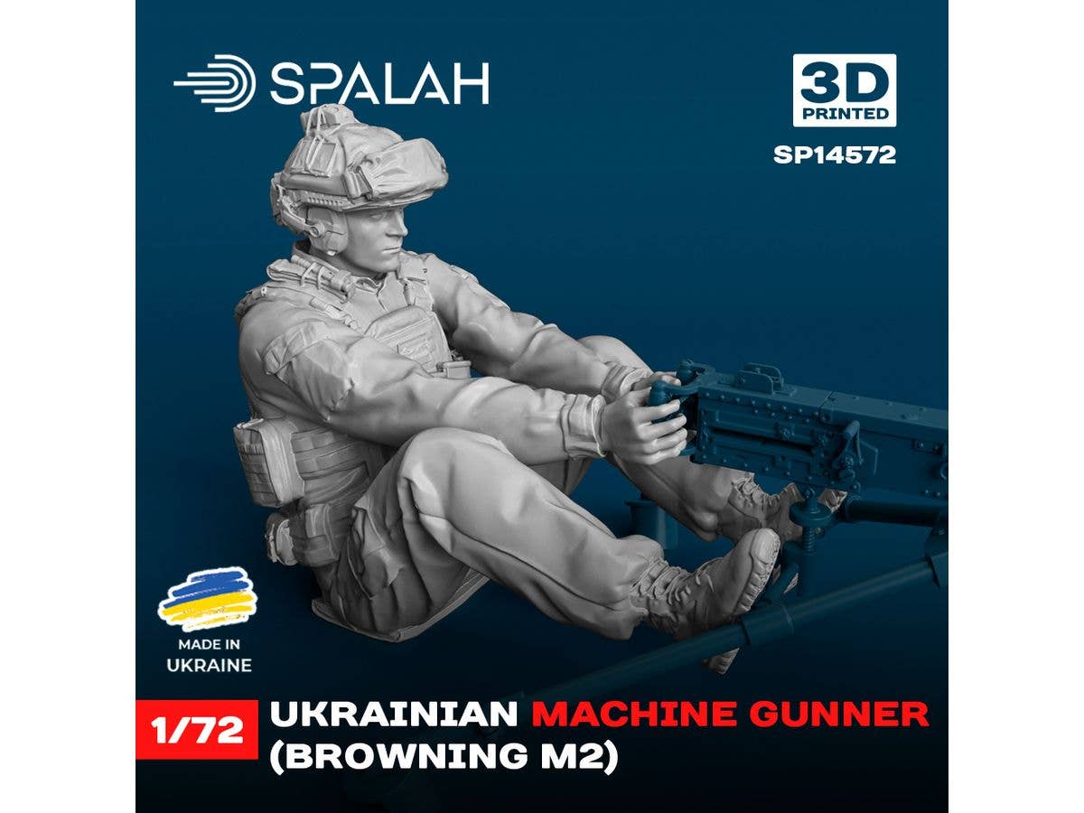 Figure Ukrainian Machine Gunner (Browning M2)