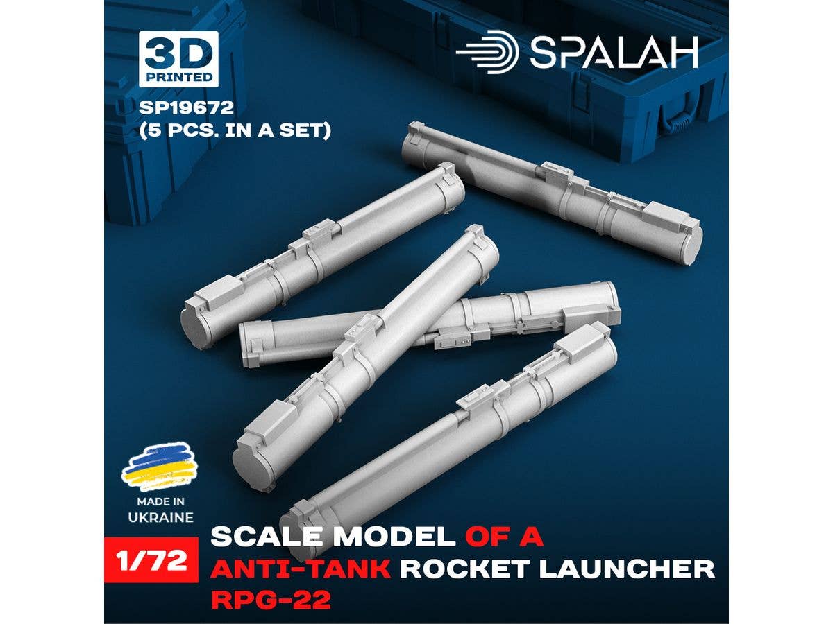 Set of scale models RPG22 antitank rocketlauncher, (5 pcs.)