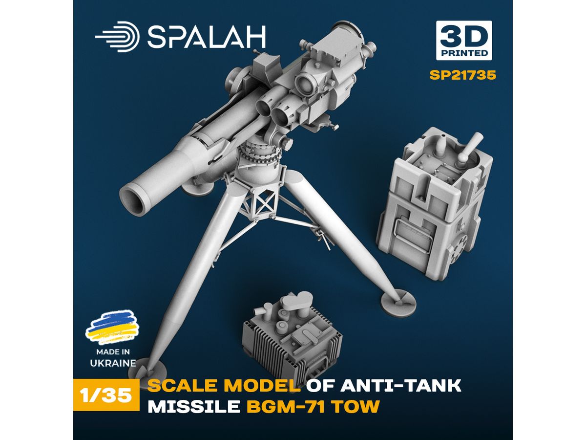 Scale model Anti-tank missile BGM-71 TOW