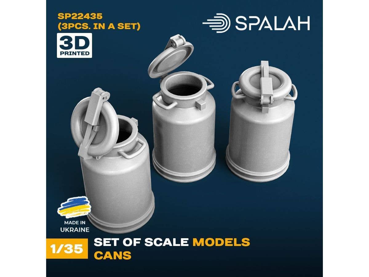 Set of scale models Cans, (3 pcs)