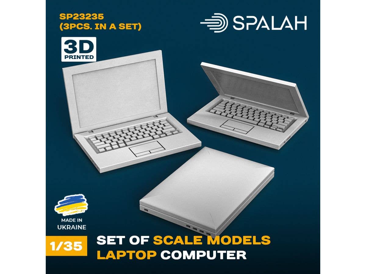 Set of scale models Laptop, (3 pcs)