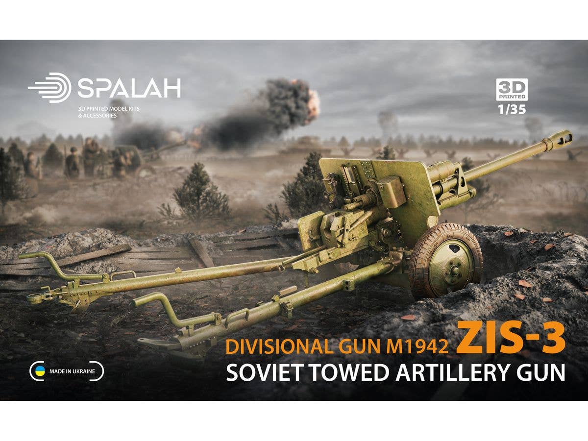 Scale model ''Divisional towed gun M1942 ZiS-3''