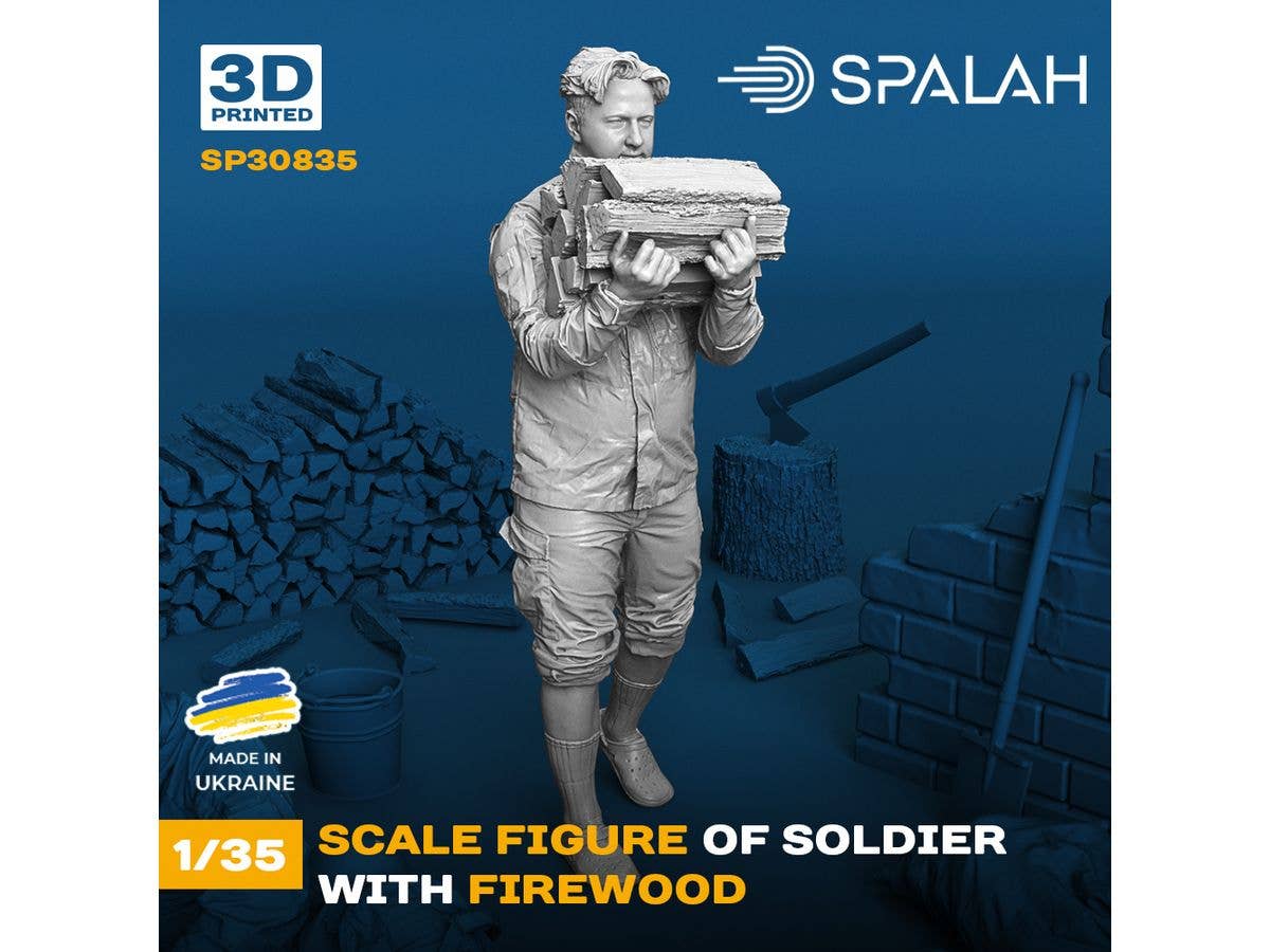 Figure ''Soldier with firewood''