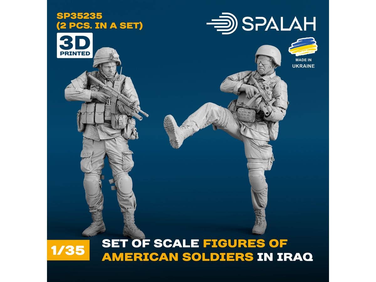 American soldiers in Iraq (2 pcs.)