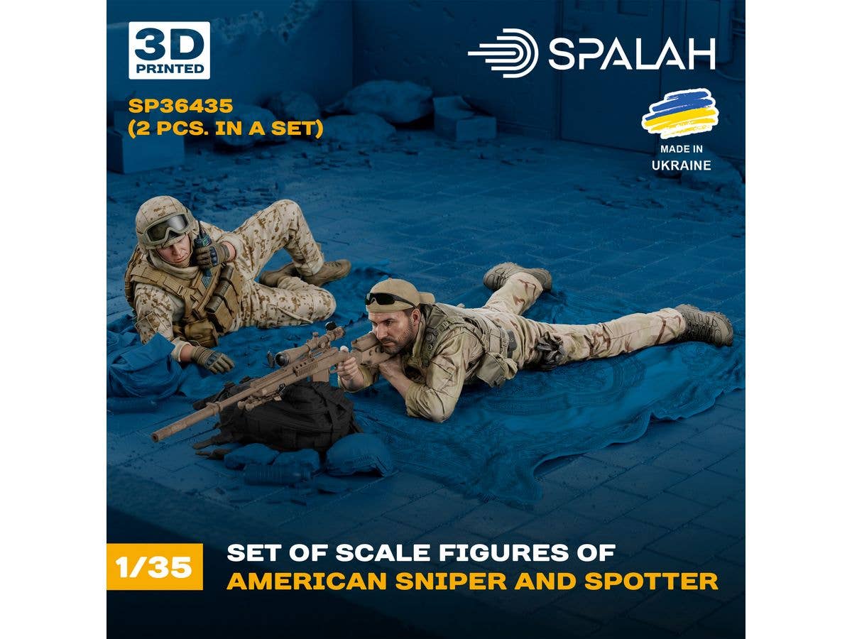 American sniper with spotter (2 pcs.)