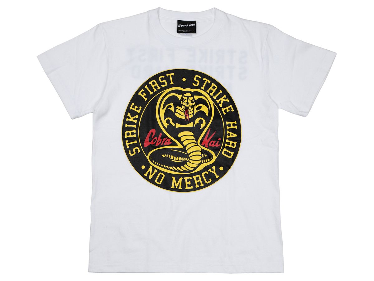 Cobra Kai Big Circle Snake Logo T-shirt White M