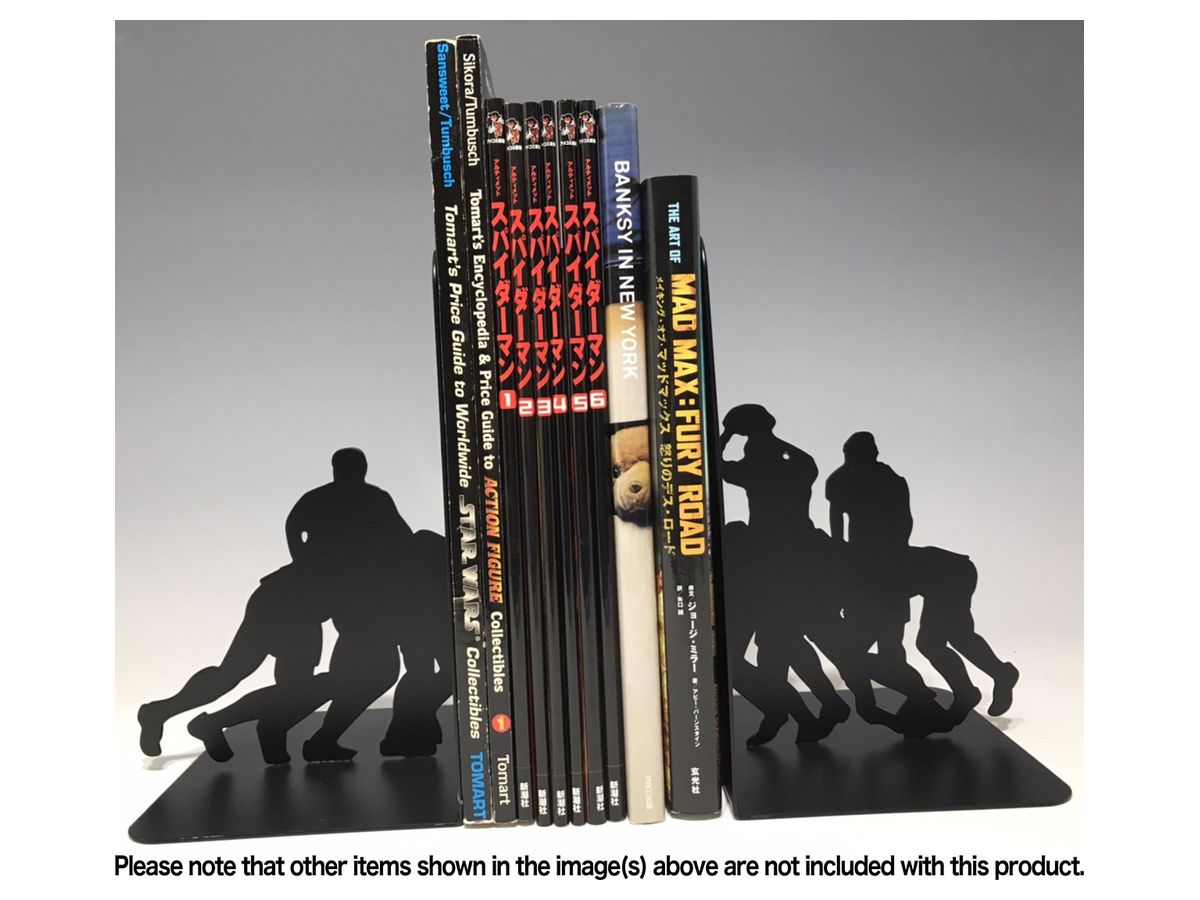 (Rugby Football) Silhouette Bookend: Spiderwebs