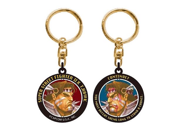 SUPER STREET FIGHTER II X Turn Key Chain T.HAWK