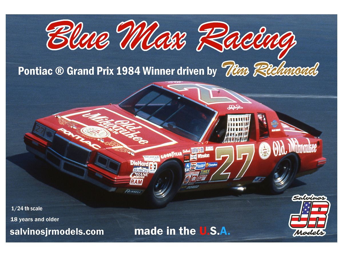 NASCAR '84 Pontiac Grand Prix Tim Richmond Blue Max Racing
