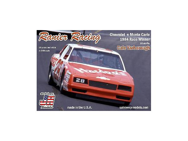 NASCAR '84 Winner Chevrolet Monte Carlo Rally Cale Yarborough Ranier Racing #28