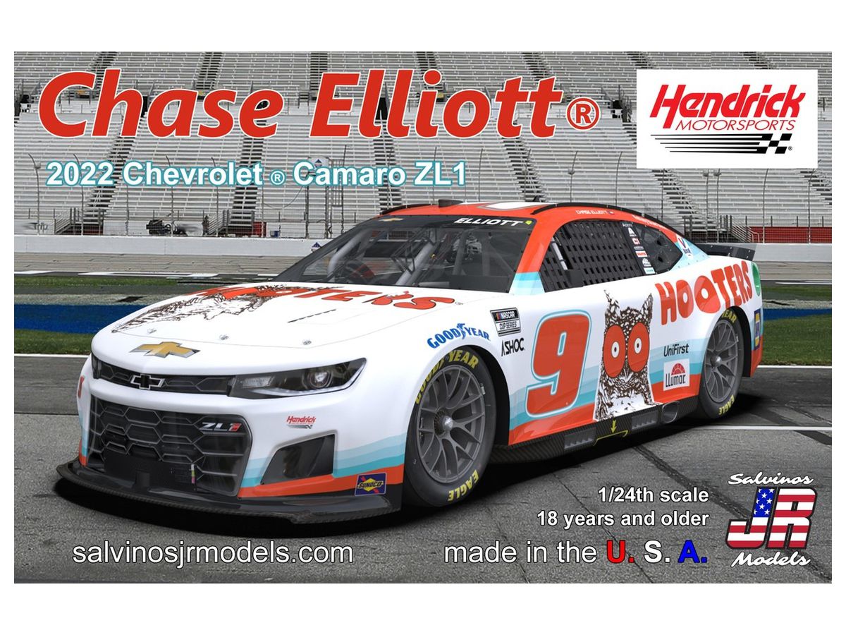 Hendrick Motorsports Chase Elliot 2022 Camaro ZL1 - Hooters