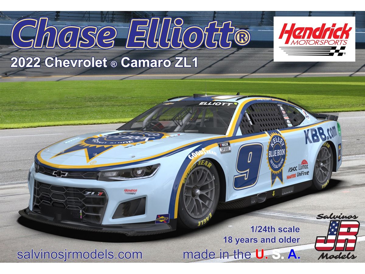 Hendrick Motorsports Chase Elliott 2022 Camaro Kelley Blue Book