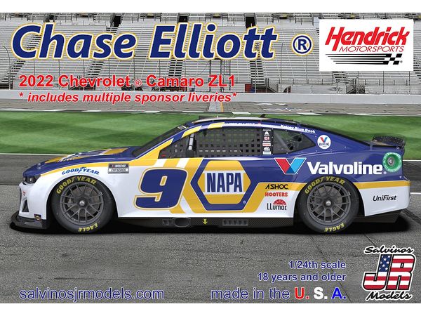 Hendrick Motorsports 2022 NEXT GEN Multiple Livery Chevrolet Camaro Chase Ellott #9