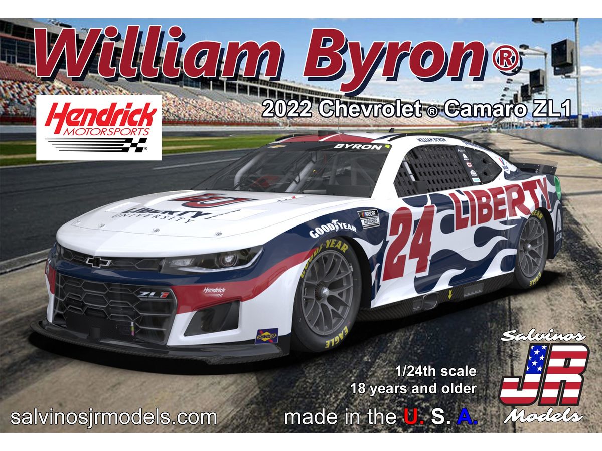 Hendrick Motorsports William Byron 2022 Chevrolet Camaro Liberty